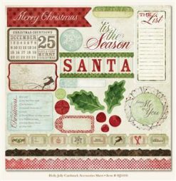 My Mind's Eye Holly Jolly Accessories Sheet