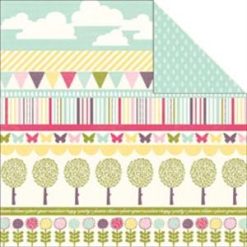 Echo Park Paper Springtime Double-Sided Cardstock - Border Strips