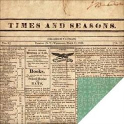 Echo Park Paper Times & Seasons - Yesterday's Newspaper