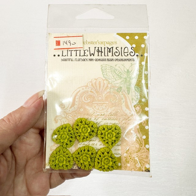 Webster's Pages Littles Whimsies - Green Heart