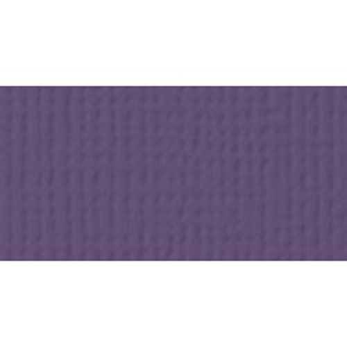 American Crafts Textured Cardstock - PLUM - Image 2