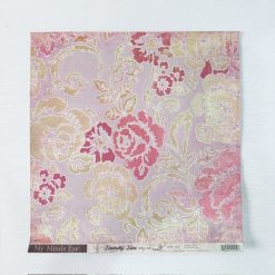 My Mind's Eye Laundry Line Glitter Paper - Bloom Ironed Floral