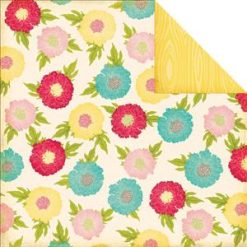 Echo Park Paper Sweet Girl Double-Sided Cardstock - Flower Garden