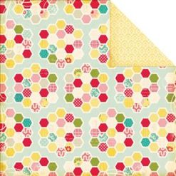 Echo Park Paper Sweet Girl Double-Sided Cardstock - Quilt Blocks