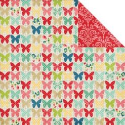 Echo Park Paper Beautiful Life Double Sided Paper - Butterflies