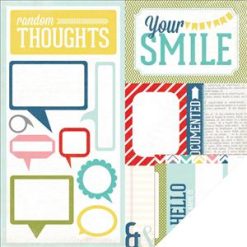 Echo Park Paper Photo Freedom Volume 1 Double-Sided Cardstock - Random Thoughts