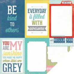 Echo Park Paper Photo Freedom Volume 1 Double-Sided Cardstock - Be Kind