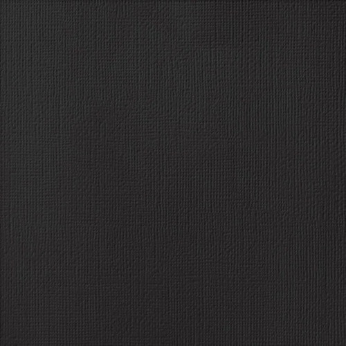 American Crafts Textured Cardstock - BLACK