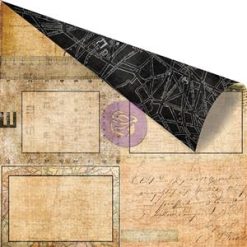 Prima Marketing Cartographer Double-Sided Cardstock - Carte