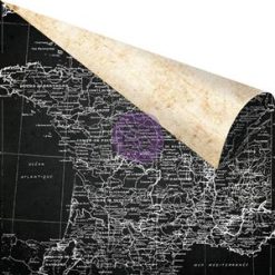 Prima Marketing Cartographer Double-Sided Cardstock - Faire Un Voyage