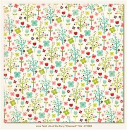 My Mind's Eye Lime Twist Life of the Party Trees Double Sided Paper