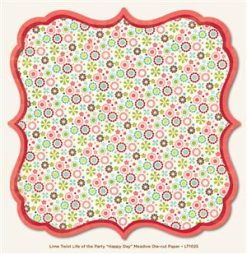 My Mind's Eye Lime Twist Life of the Party Happy Day Meadow Die Cut Paper