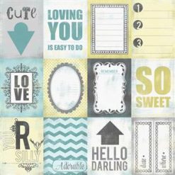 Echo Park Paper Photo Freedom Happy Little Moments Double-Sided Cardstock  - So Sweet