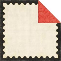 Echo Park Paper For The Record Double-Sided Cardstock - Stamp of Approval