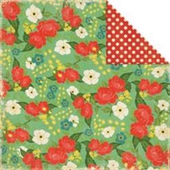 Echo Park Paper For The Record Double-Sided Cardstock - Table Cloth