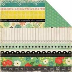 Echo Park Paper For The Record Double-Sided Cardstock - Borders