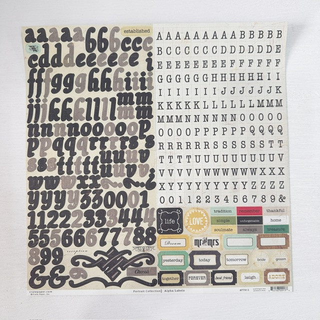 Crate Paper Potrait Collection Alphabet Labels and Stickers - Image 3