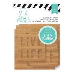 Alternative view of Heidi Swapp WOODEN POCKET CARDS-HELLO BEAUTIFUL EMBELLISHMENTS