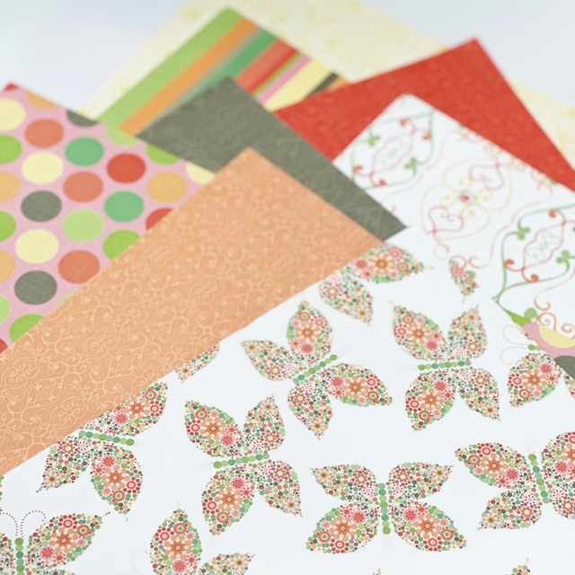 Chatterbox Happy Scrapbook Paper Collection (8 pieces) - Image 2