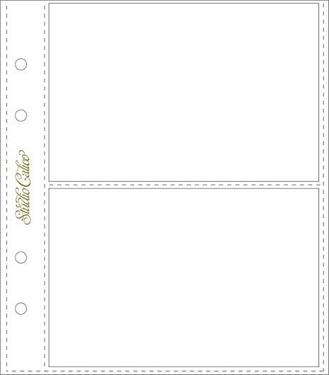 Handbook Made In A Snap Page Protectors 6X8 6/Pkg - 2 Pocket - Image 3