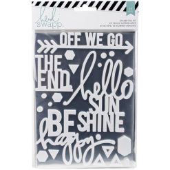 Heidi Swapp Wanderlust Stickers & Foil Kit - Sentiments