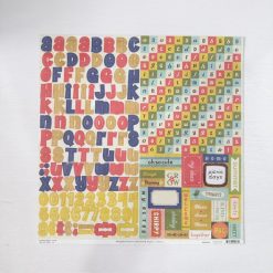 Alternative view of American Crafts Crate Paper Alphabet Stickers and Labels Neighbourhood Collection