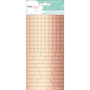 American CRafts Dear Lizzy Serendipity Stickers - Phrase & Letter - Gold Foil (264 Piece) - Image 2