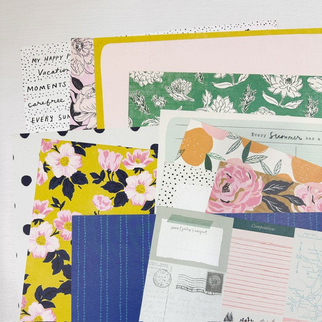 Crate Paper Sunny Days Collection Bundle (12 pcs)