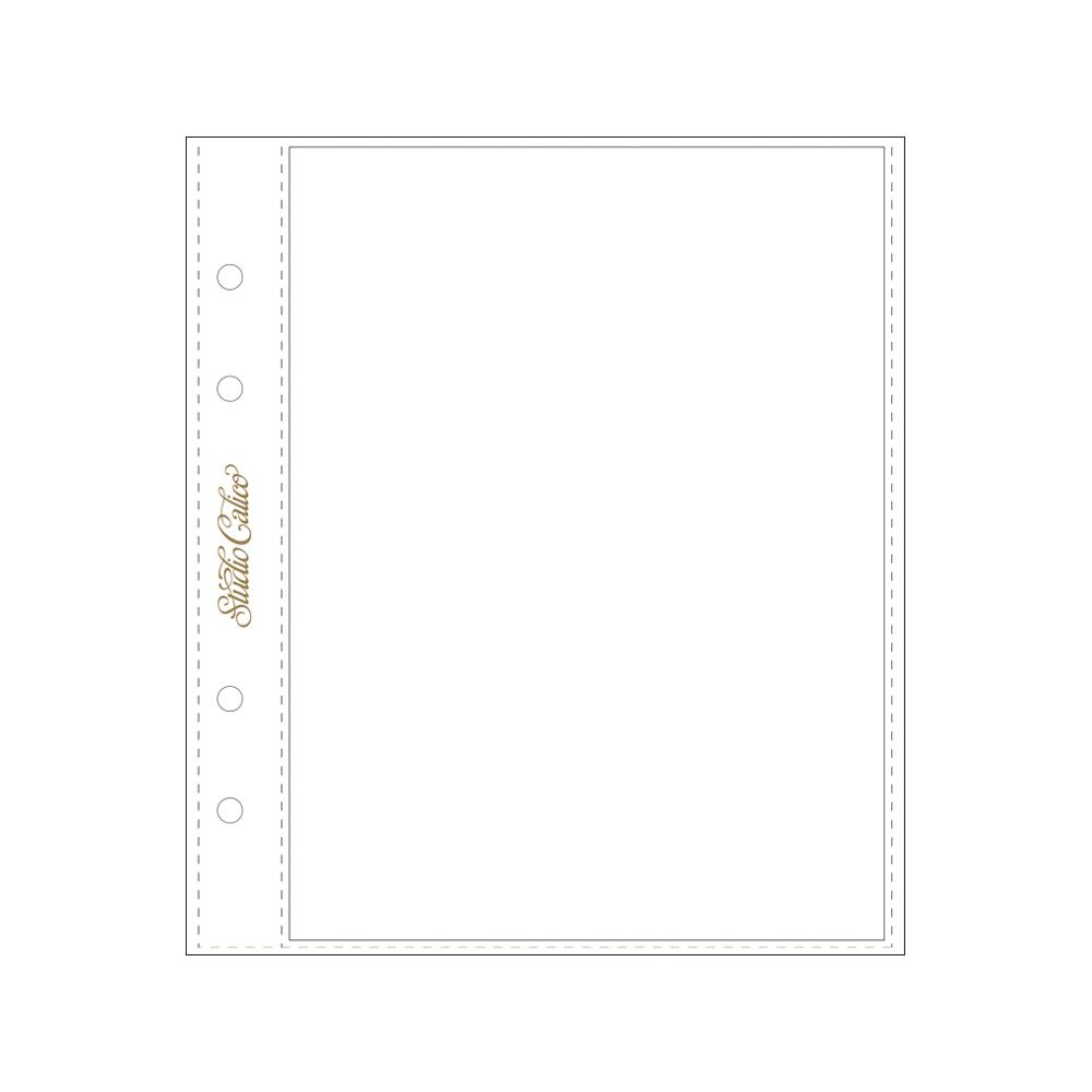 Studio Calico Handbook Made In A Snap Page Protectors 6X8 6/Pkg - 1 Pocket