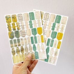Heidi Swapp Vintage Chic Mini Tags 96/Pkg