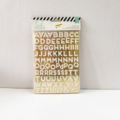 Alternative view of Wanderlust Stickers & Foil Kit - Gold Alphas