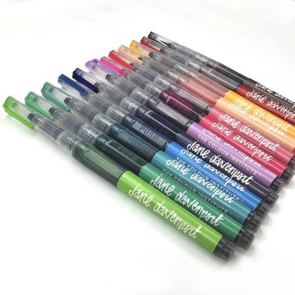 Jane Davenport Mixed Media Mermaid Watercolor Markers 12/Pkg - Brush Tip - Image 4