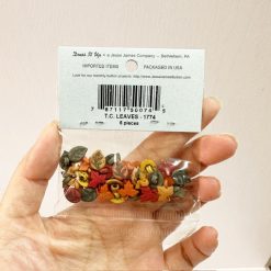 Alternative view of Dress It Up Memory Shape Buttons - Tiny Leaves