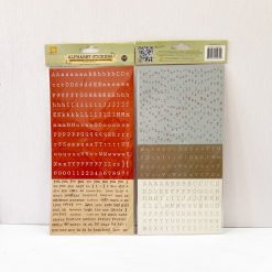 12"x12" Cardstock Alphabet Stickers En Francais