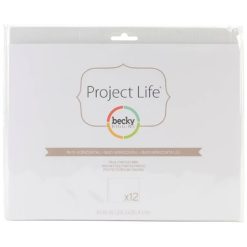 12/PKG -PAGE PROTECTORS HORIZONTAL 8x10
