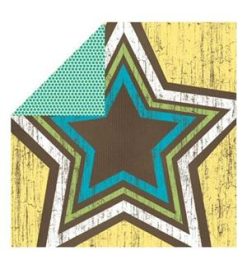 Chatterbox Double Sided Paper - Fabulous Big Star