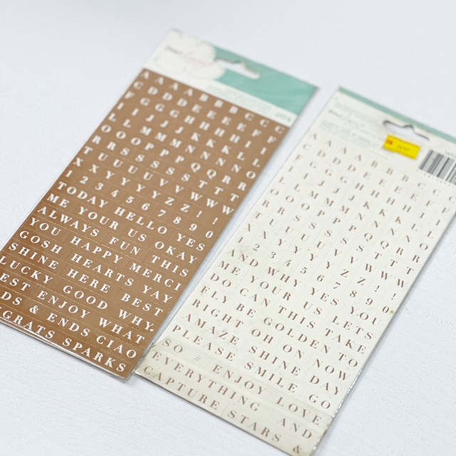 American CRafts Dear Lizzy Serendipity Stickers - Phrase & Letter - Gold Foil (264 Piece) - Image 4