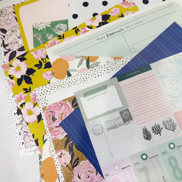 Crate Paper Sunny Days Collection Bundle (12 pcs) - Image 3