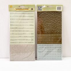 Prima Marketing 12"x12" Cardstock Alphabet Stickers Nature Garden