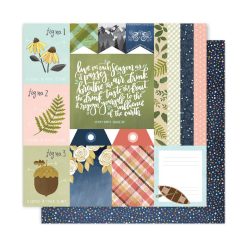 Alternative view of American Crafts One Canoe Two Creekside Double Sided Patterned Cardstock (6pcs)