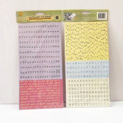 Prima Marketing 12"x12" Cardstock Alphabet Stickers Meadow Lark