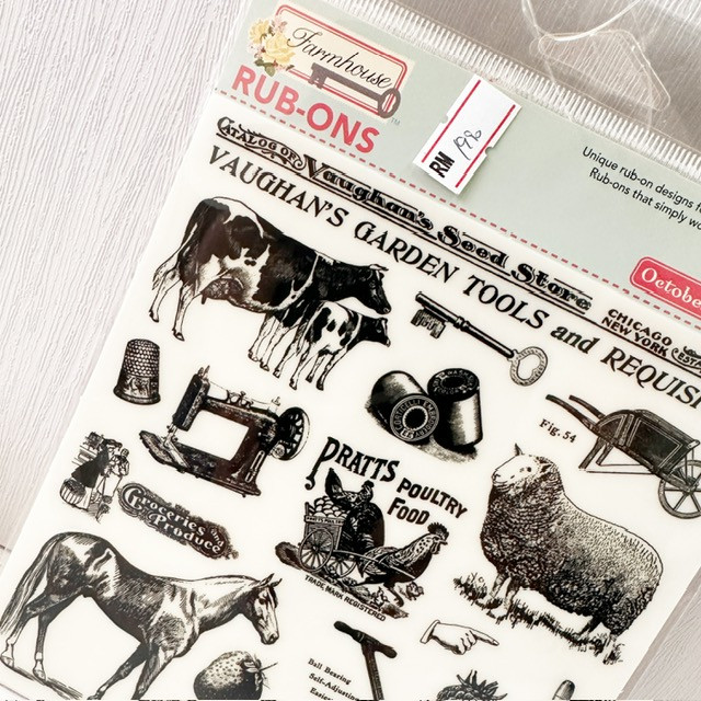 October Afternoon Farmhouse Rub-Ons 4.625"X7.75"e - Image 4