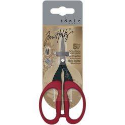 Alternative view of Tim Holtz Non-Stick Micro Serrated Mini Snips 5"