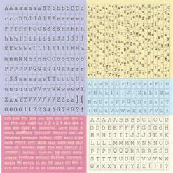 Alternative view of Prima Marketing 12"x12" Cardstock Alphabet Stickers Meadow Lark
