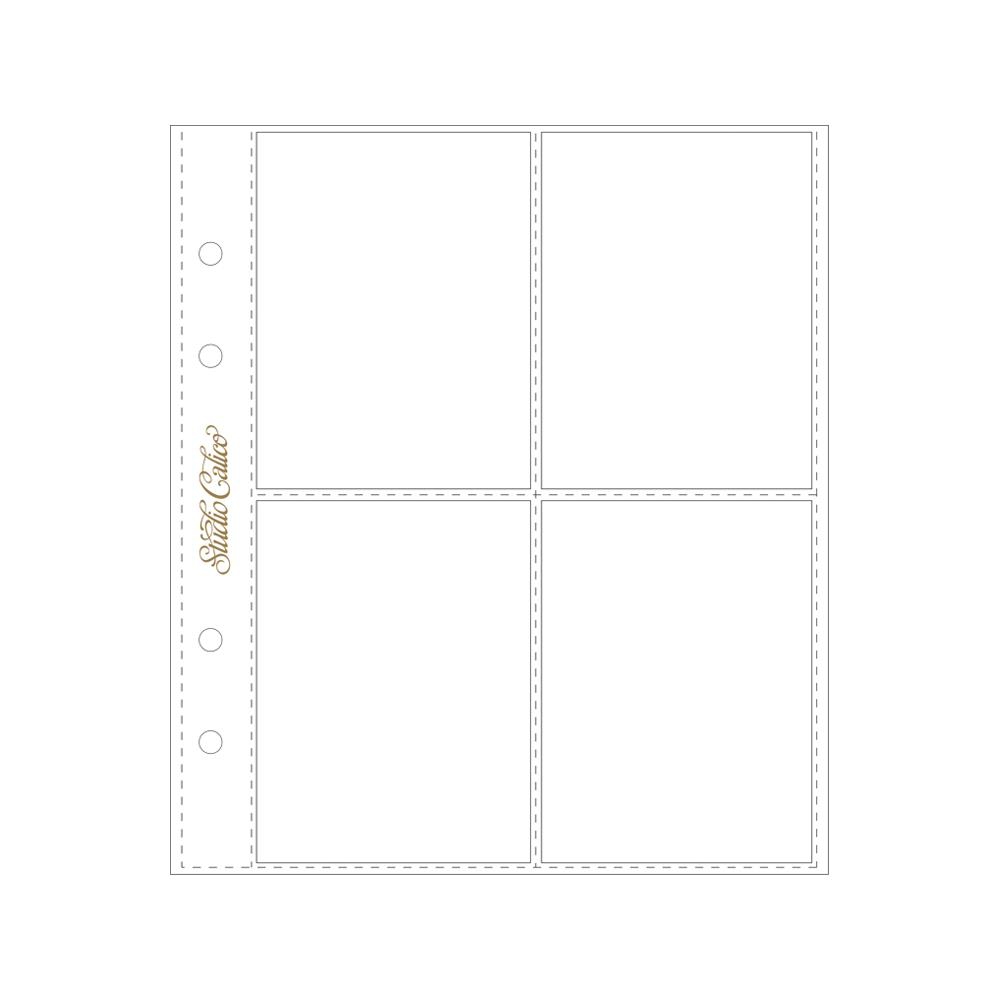 STUDIO CALICO 4 POCKET -HANDBOOK PROTECTOR 6X8