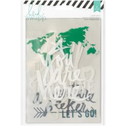 Heidi Swapp WanderLust Memory Binder 5x7 Clear Printed Sheets
