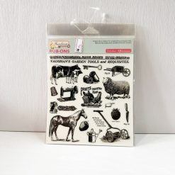 October Afternoon Farmhouse Rub-Ons 4.625"X7.75"e