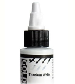 Alternative view of Golden Acrylic High Flow Paint -  Titanium White (119 ml)