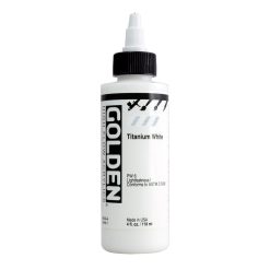 Golden Acrylic High Flow Paint -  Titanium White (119 ml)