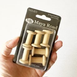 Maya Road Vintage Wood Spools (Decorative Item)